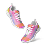 Stride into a spectrum of speed with the Rainbow Runner Men's Athletic Shoes, where performance meets vibrant hues.